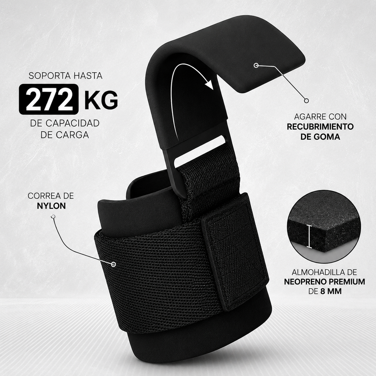 PullGrip™ Ganchos de Fuerza